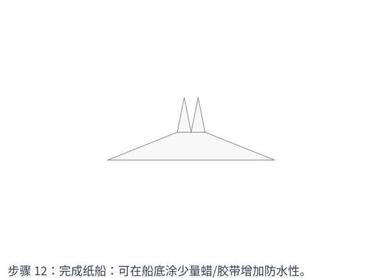 纸船折纸（图文步骤 + 高清配图）
