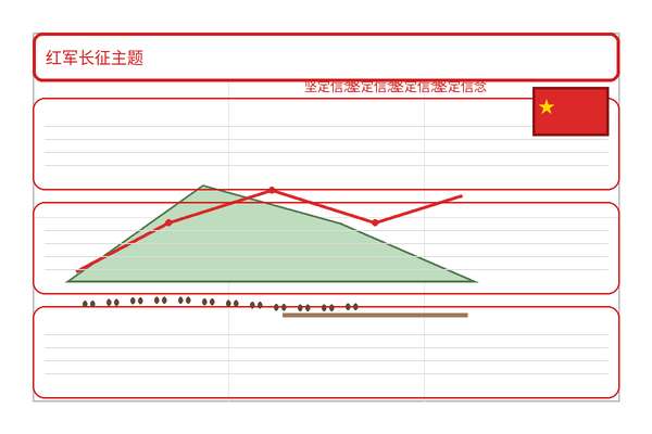 红军长征手抄报（模板 + 8步图文 + TDK）